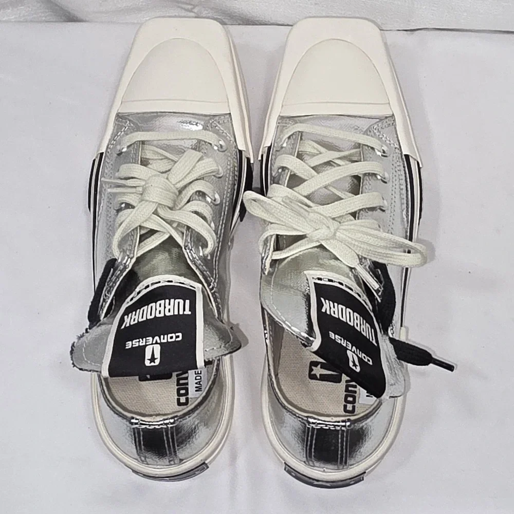 Converse Chuck‎ 70 Low x Rick Owens Silver Lacquer Mens Size 5 Womens 7 EU 37.5